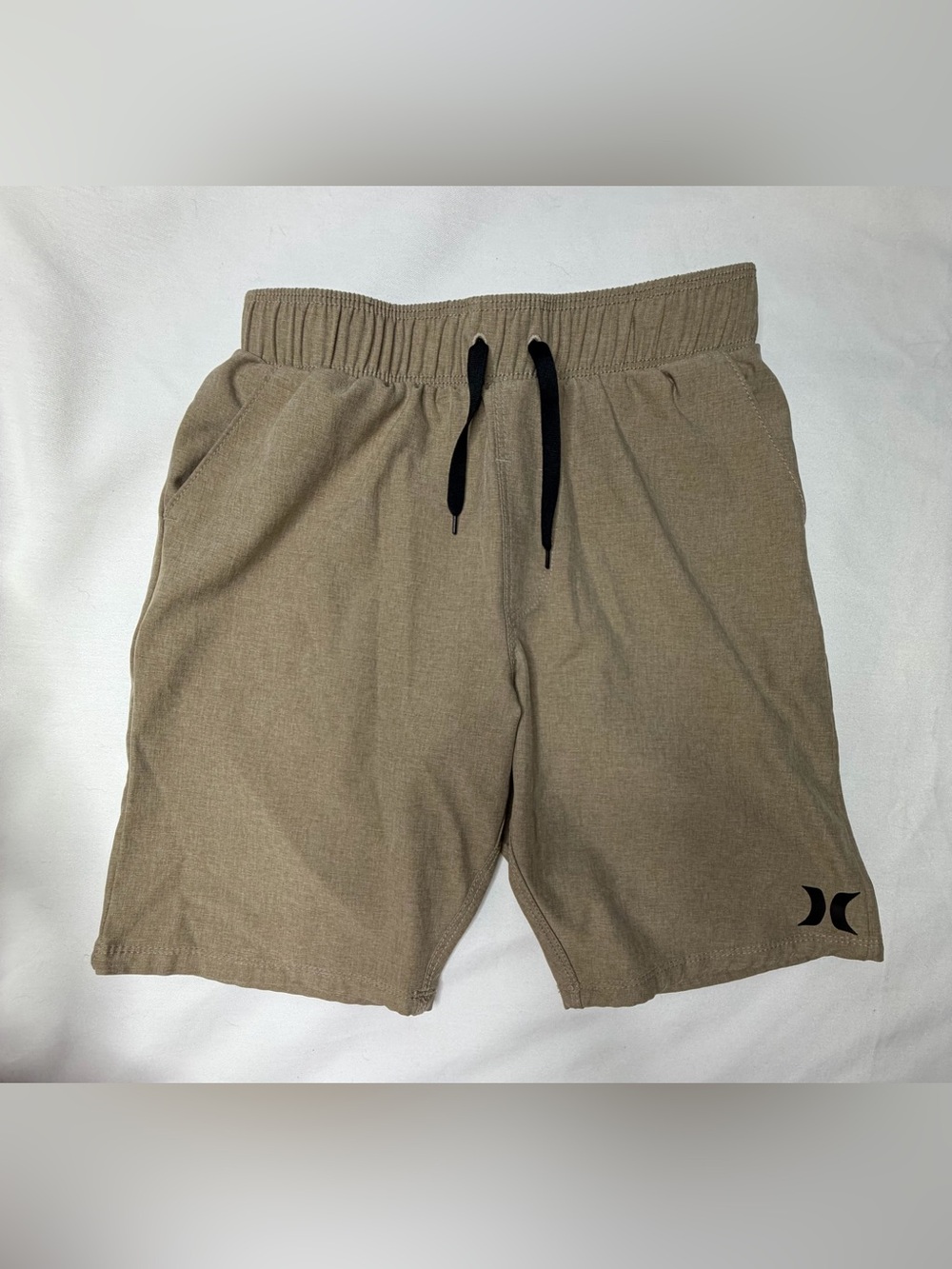 Hurley Boys’ Hybrid Casual Shorts Size M 10/12 Khaki